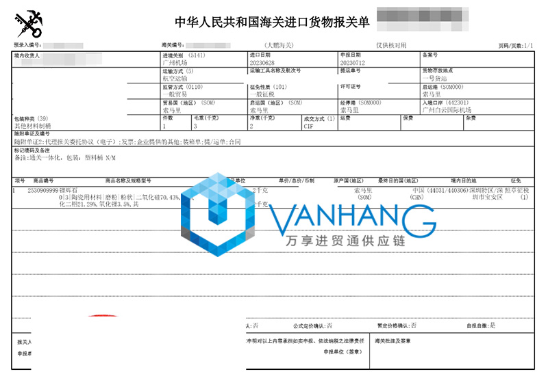 意大利工業排風扇進口報關流程